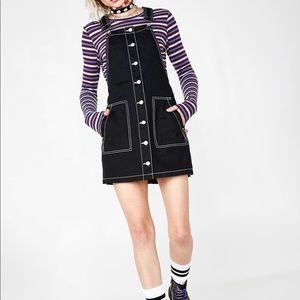 Dickies button down overall dress